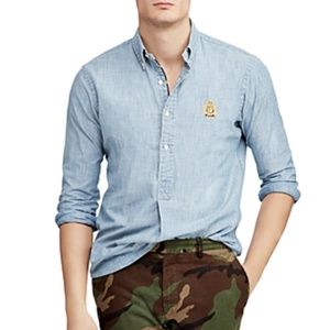 Polo Ralph Lauren Hampton Chambray Pullover Shirt